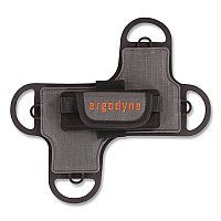 ergodyne Squids 5549 Tablet Holder with Detachable Shoulder Strap, Fits Devices 9" to 12", 10.5" x 0.5" x 10", Gray (19140)