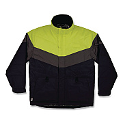 ergodyne N-Ferno 6464 Insulated Freezer Jacket with AmpliFIRE Heat Reflective Lining, X-Small, Navy (41131)