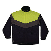 ergodyne N-Ferno 6464 Insulated Freezer Jacket with AmpliFIRE Heat Reflective Lining, 4X-Large, Navy (41138)