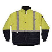 ergodyne N-Ferno 6478 Class 2 Hi-Vis Freezer Jacket, X-Small, Lime (41271)