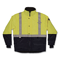 ergodyne N-Ferno 6478 Class 2 Hi-Vis Freezer Jacket, 2X-Large, Lime (41276)