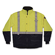 ergodyne N-Ferno 6478 Class 2 Hi-Vis Freezer Jacket, 4X-Large, Lime (41278)