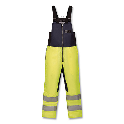 ergodyne N-Ferno 6479 Hi-Vis Freezer Bib Overalls, X-Large, Lime (41285)