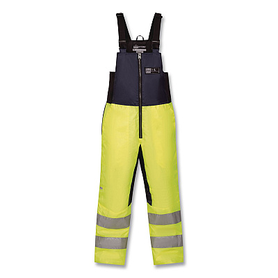 ergodyne N-Ferno 6479 Hi-Vis Freezer Bib Overalls, 3X-Large, Lime (41287)