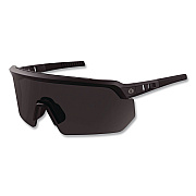 ergodyne Skullerz AEGIR Color Enhancing Anti-Scratch and Enhanced Anti-Fog Safety Glasses, Matte Black Frame, High Contrast Smoke Lens (55221)