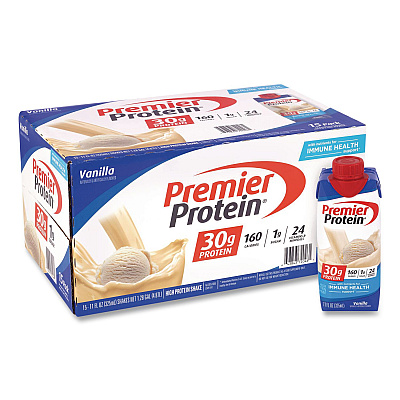 Premier Protein Vanilla Shake, 11 oz Bottle, 15/Carton (22002614)