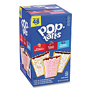 Kellogg's Pop Tarts, Assorted Flavors: Strawberry, Blueberry Cherry, 5 lb 1.2 oz Box, 48 Pastries/Carton (22002628)