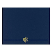 Great Papers Classic Crest Certificate Covers, 9.38 x 12, Navy, 4/Pack (903115)