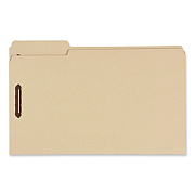 Pendaflex Top Tab Fastener Folder, 1/3-Cut Tab: Assorted, Expands 2", 2 Fasteners, Legal Size, Manila, 5/Box (29537R)