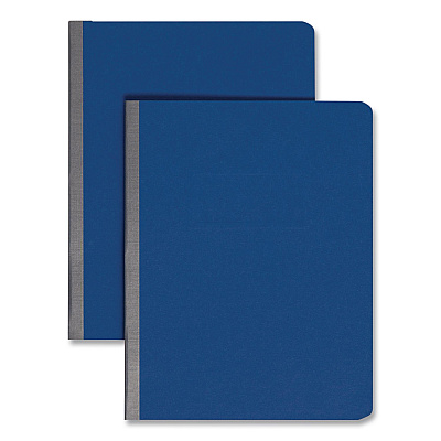 Smead Prong Fastener Pressboard Report Cover, Two-Piece Prong Fastener, 3" Capacity, 8.5 x 11, Dark Blue/Dark Blue, 25/Box (2750880)