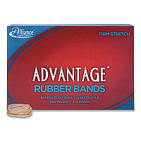 Alliance Rubber Rubber Rubber Advantage Multi-Purpose Rubber Band, Size #12, Natural Crepe, 1 lb Box, 2,500/Box (26125)