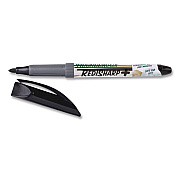 Ticonderoga RediSharp+ Permanent Markers, Fine Tip, Black, 12/Pack (98207)