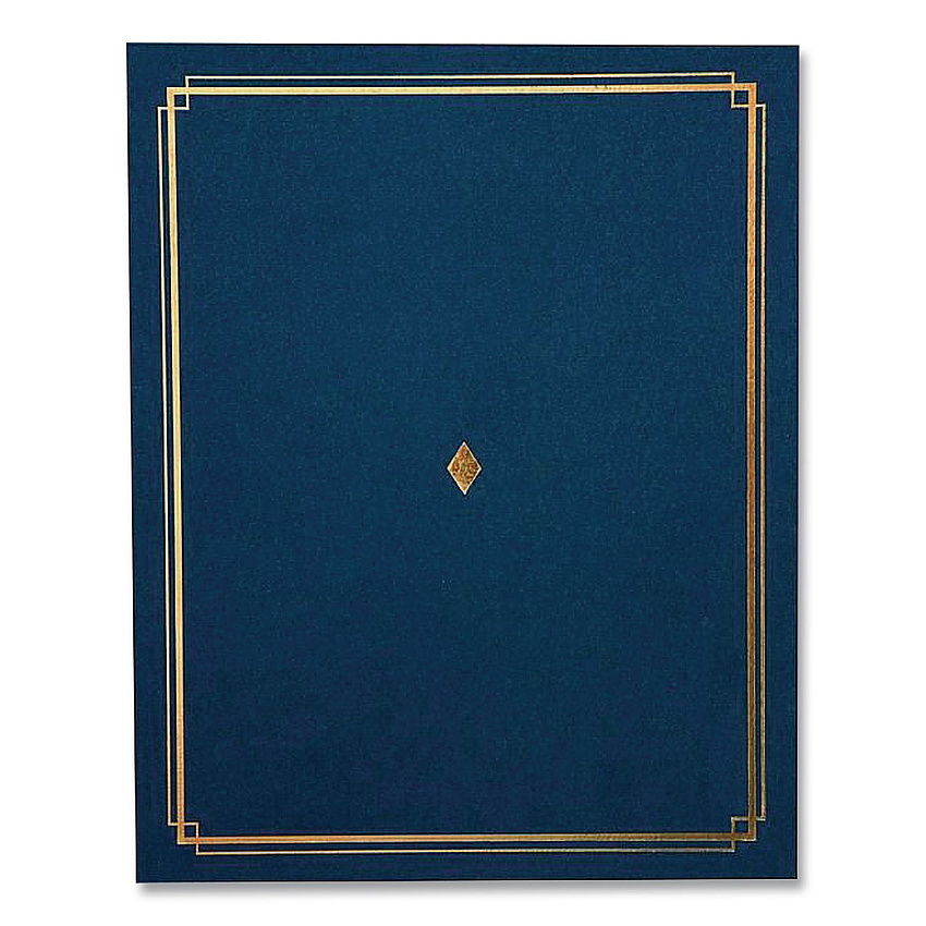 Gartner Studios Certificate Holders, 9.5 x 12, Blue/Gold, 6/Pack (35005)