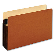 Pendaflex Tyvek-Reinforced File Pocket, 3.5" Expansion, Legal Size, Brown, 10/Box (C1526EHD10)