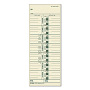 TOPS Time Clock Cards, Replacement for 10-800292/K14-15/M-33, One Side, 3.5 x 9, 100/Pack (12533)