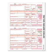 Adams 2023 1099-R Tax Form, 1 Part, Federal Copy, 2 Forms/Sheet, 50 Forms Total (920103)