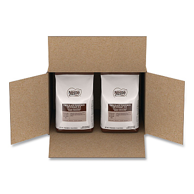 Nescaf Premium Hot Chocolate Mix, Rich Chocolate, 1.75 lb Bag, 6/Carton (81794CT)