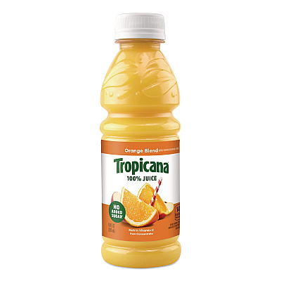 Tropicana Orange Juice Blend, 10 oz Bottle, 24/Carton (20686)