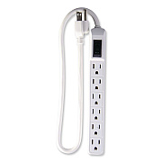 GoGreen Power 6 Outlet Mini Surge Protector, 2 ft Cord, 160 J, Black (GG16103MINBK)
