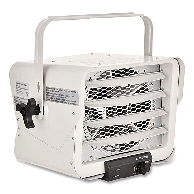 Global Industrial Unit Heater, Horizontal Downflow, Multi-Watt, 5,000 W, 18.31 x 14.75 x 17.5, Gray (653577)