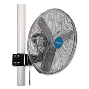 Global Industrial Deluxe Oscillating Fan, Pole or Column Mount, 24", 4,660 CFM, 1/2 hp (293157)