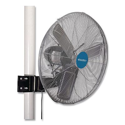 Global Industrial Deluxe Oscillating Fan, Pole or Column Mount, 24", 4,660 CFM, 1/2 hp (293157)