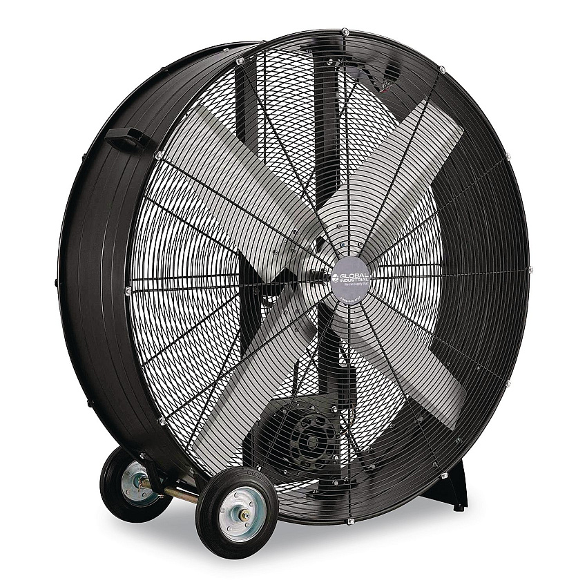 Global Industrial Portable Drum Blower Fan, 42", Black (600554)