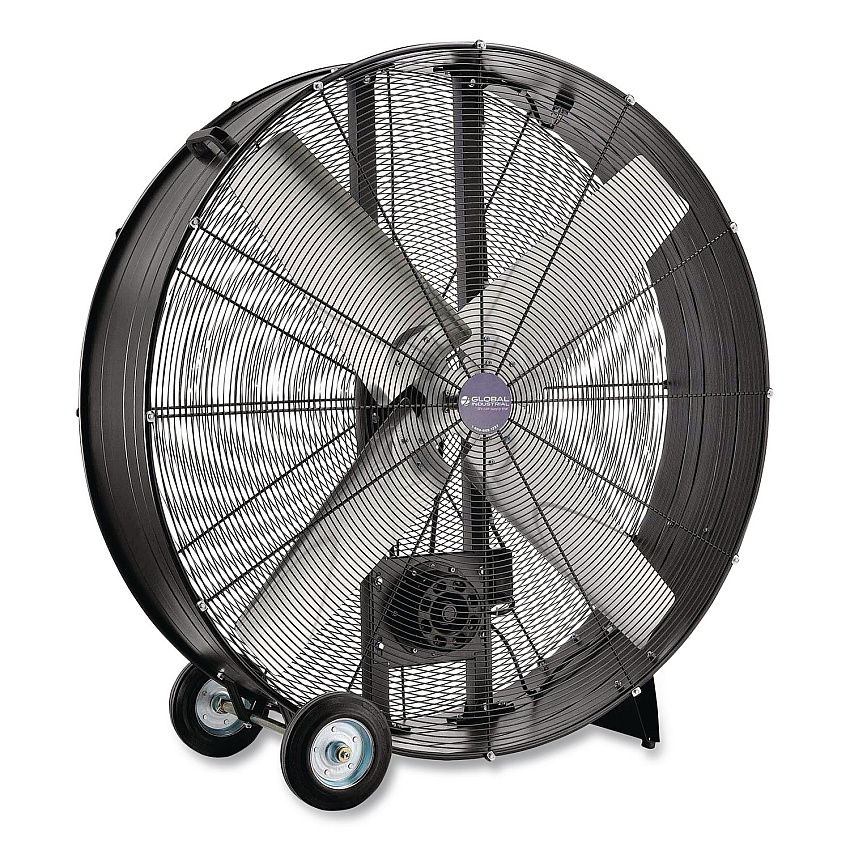 Global Industrial 48" Portable Drum Blower Fan, Black (600555)