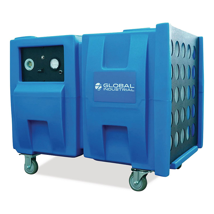 Global Industrial Commercial Air Scrubber and Negative Air Machine with HEPA Filter, 2 Speed, 1,000/2,000 CFM, 115 V (604216)