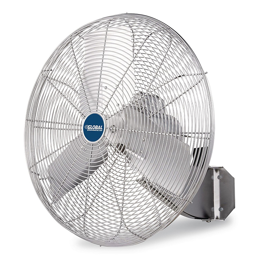 Global Industrial Washdown Wall Mount Fan, 1 Speed, 24" (293018)