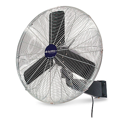 Global Industrial Oscillating Wall Mount Fan, 3 Speed, 24" (607050)