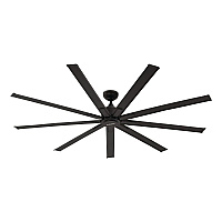 Global Industrial Industrial Ceiling Fan, 72", 6 Speeds, 9,400 CFM, Black (293047)