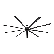 Global Industrial Industrial Ceiling Fan, 108", 6 Speeds, 20,000 CFM, Black (293049)