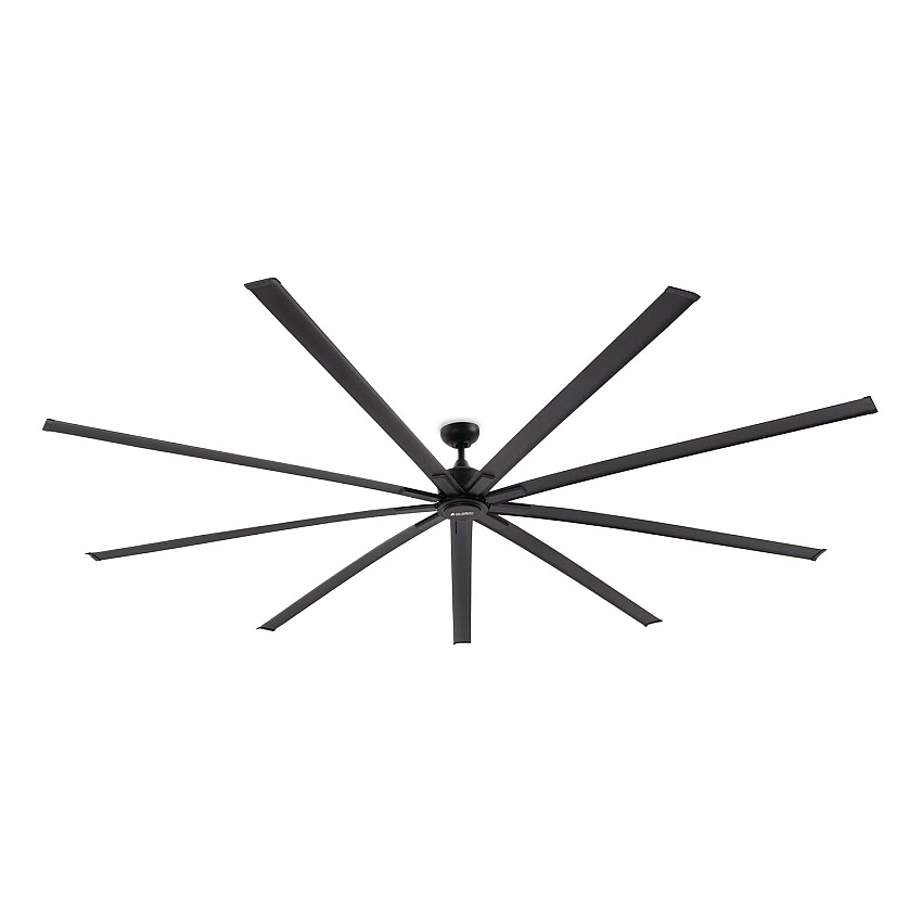 Global Industrial Industrial Ceiling Fan, 108", 6 Speeds, 20,000 CFM, Black (293049)
