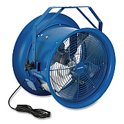 Global Industrial High Velocity Drum Fan with Yoke Mount, 18", Blue (293093)