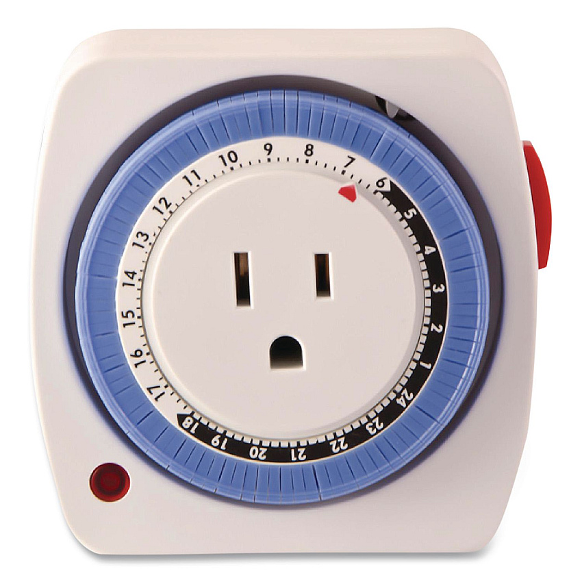GoGreen Power AC Indoor Timer, Analog, 4 x 3, White (GG36011)
