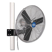 Global Industrial Oscillating Fan, Pole or Column Mount, 24", 4,050 CFM, 1/4 hp (293155)