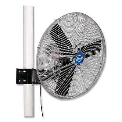 Global Industrial Oscillating Fan, Pole or Column Mount, 24", 4,050 CFM, 1/4 hp (293155)