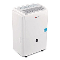 Global Industrial Portable Dehumidifier with Pump and Wi-Fi, 9.62 x 11.62 x 19.87, White (246733)