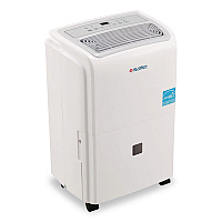 Global Industrial Portable Dehumidifier with Pump and Wi-Fi, 11.62 x 11.62 x 24.81, White (246735)