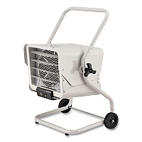 Global Industrial Portable Heater with Built-In Thermostat, 3785 W/5,000 W, 14.12 x 17.5 x 19.62, White (246737)