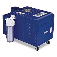 Global Industrial Ultrasonic Humidifier, 38 Pint Tank Capacity, 13.75 x 23.62 x 18.25, 150 Pint Output, Blue (246136)