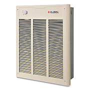 Global Industrial Fan Forced Wall Heater with Enclosed Motor, 4,000 W, 15.75 x 5 x 19.25, White (246743)