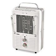 Global Industrial Portable Milkhouse Style Electric Heater, 1,500 W, 8 x 10.25 x 15.75, White (246098)