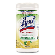 LYSOL Disinfecting Wipes II Fresh Citrus Scent, 1-Ply, 7 x 7.25, Fresh Citrus, White, 70 Wipes/Canister (49128EA)