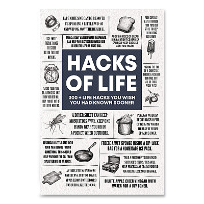 Hacks of Life Softcover Book, Paperback, 112 Pages (49779)