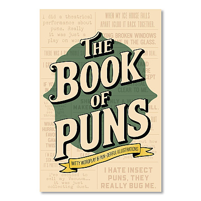 The Book of Puns Softcover Book, Paperback, 112 Pages (49809)