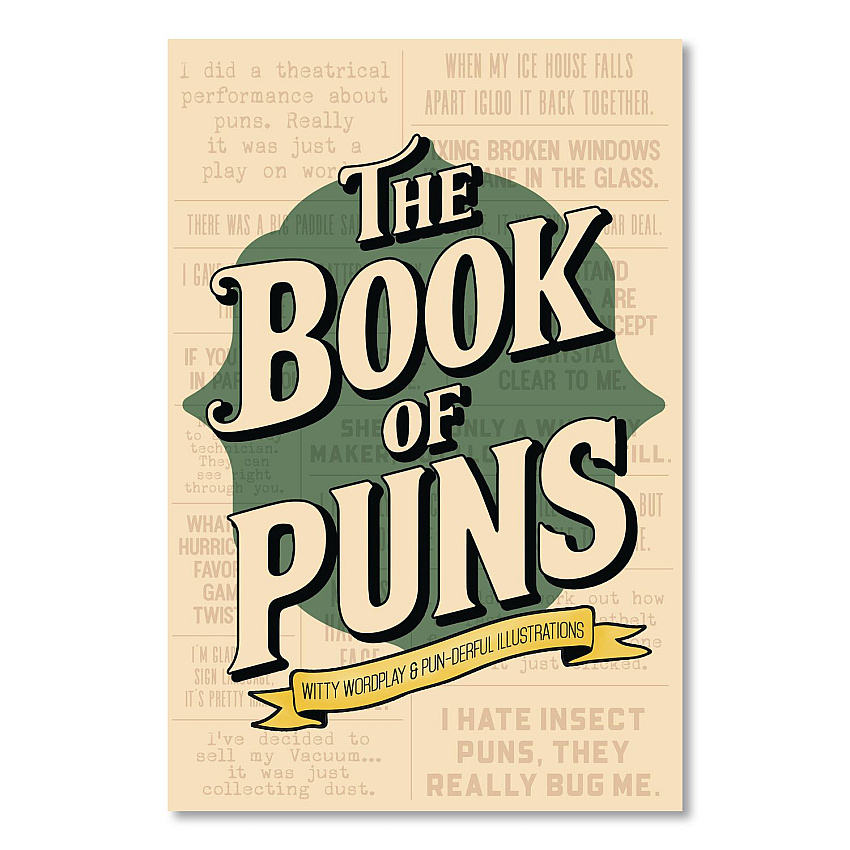 The Book of Puns Softcover Book, Paperback, 112 Pages (49809)