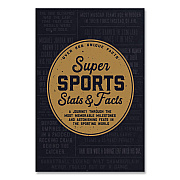 Super Sports Stats and Facts Softcover Book, Paperback, 112 Pages (49823)
