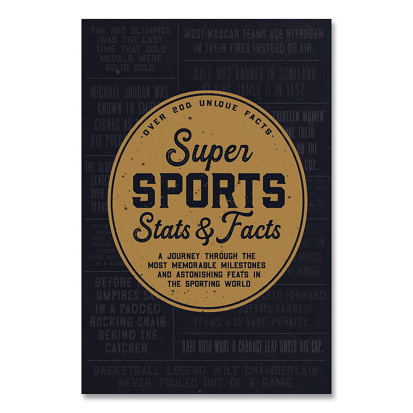 Super Sports Stats and Facts Softcover Book, Paperback, 112 Pages (49823)
